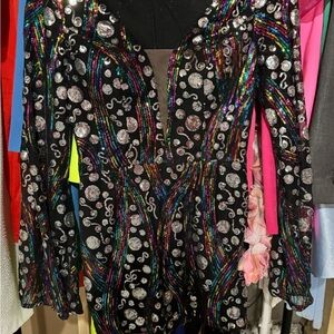 SHEIN rainbow sequin cocktail